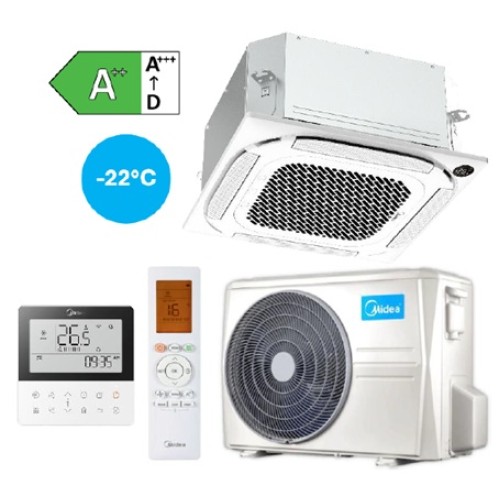 MCA4U-12HRFNX-QRD1W(GA) / MOX230-12HFN8-QRD0W(GA) Kasetinis oro kondicionierius Midea 3,5 kW / 3,8 kW