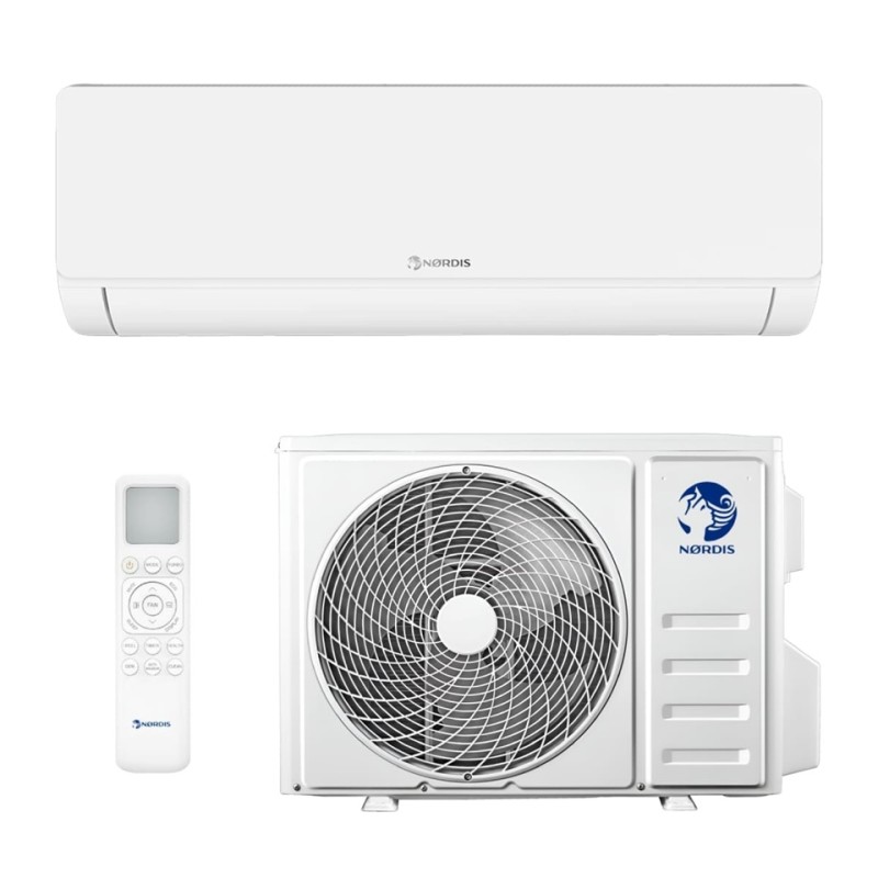 Sieninis oro kondicionierius Nordis Lyra (NDI-L24TC1 / NDO-L24TC1) 7,02/7,12 kW