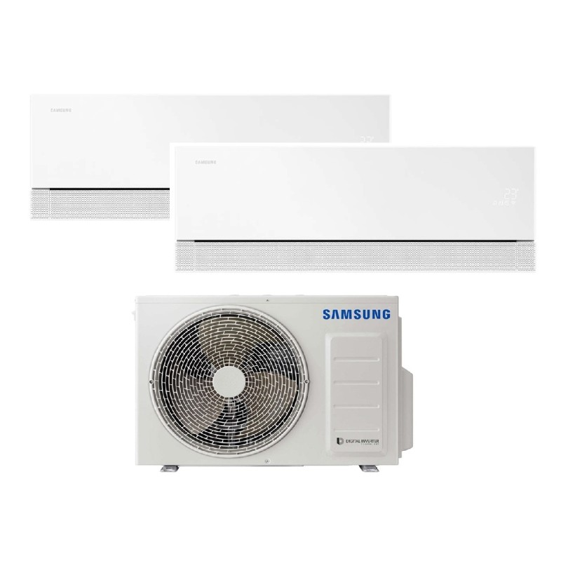 Multi split komplektas 2 kambariams Samsung WindFree Premiere+ (AJ050TXJ2KG/EU + 2xAR70H09CAAWNEU)