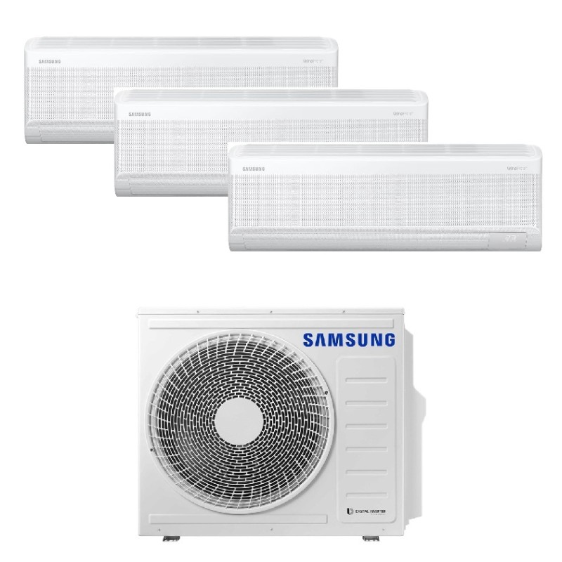 Multi split komplektas 3 kambariams Samsung WindFree Comfort S2 (AJ068TXJ3KG/EU + 3xAR60F09C1AWNEU)