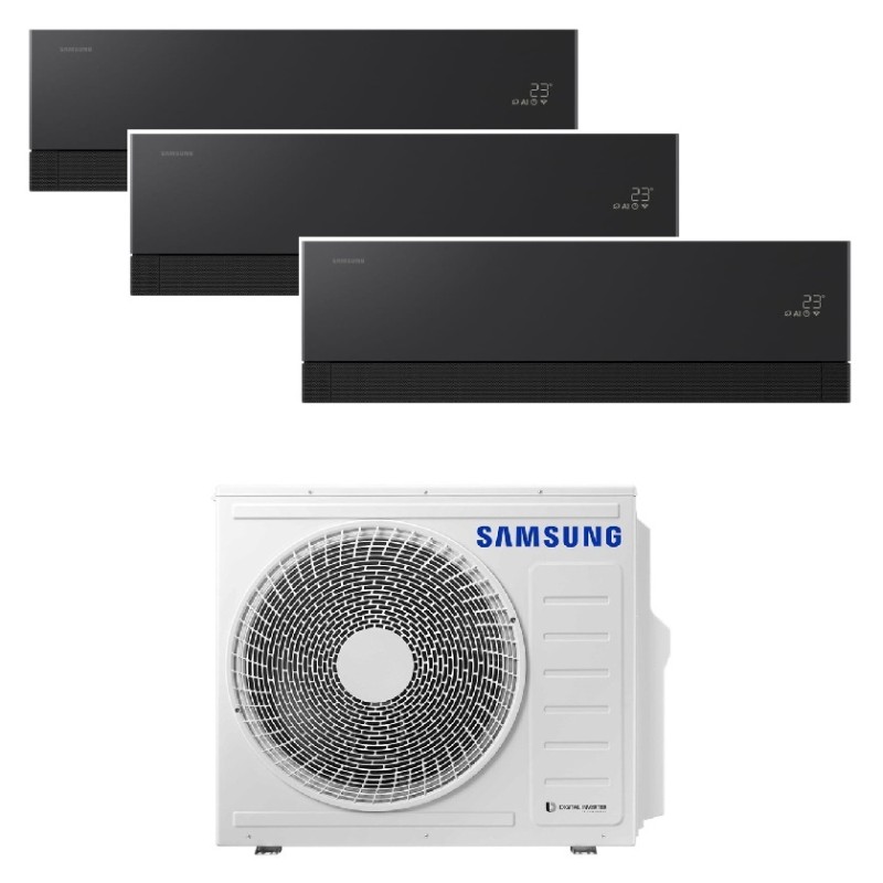 Multi split komplektas 3 kambariams Samsung WindFree Premiere+ (AJ068TXJ3KG/EU + 3xAR70H12CAABNEU)