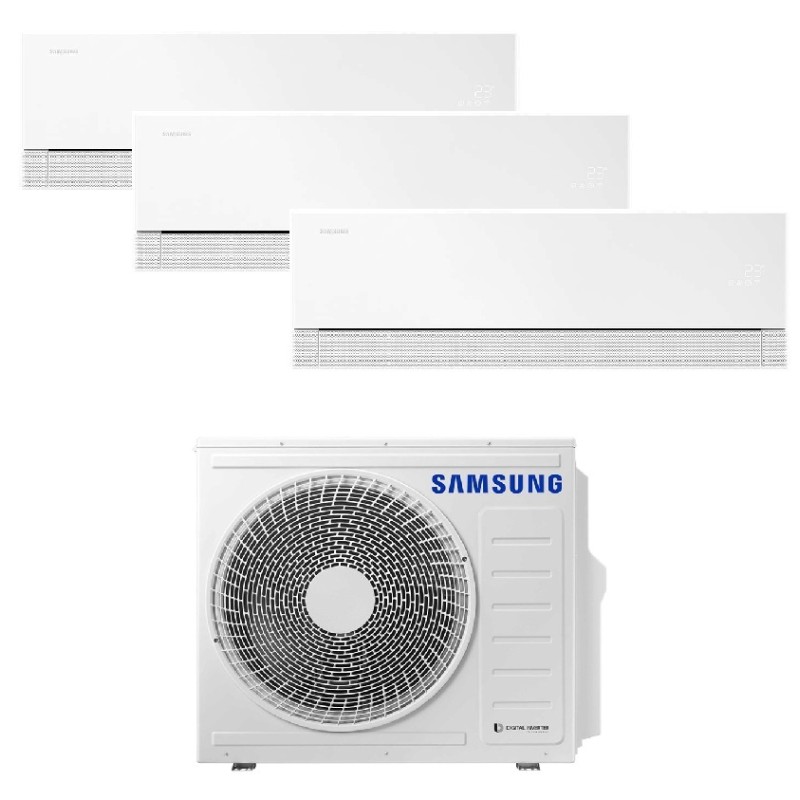 Multi split komplektas 3 kambariams Samsung WindFree Premiere+ (AJ068TXJ3KG/EU + 3xAR70H12CAAWNEU)