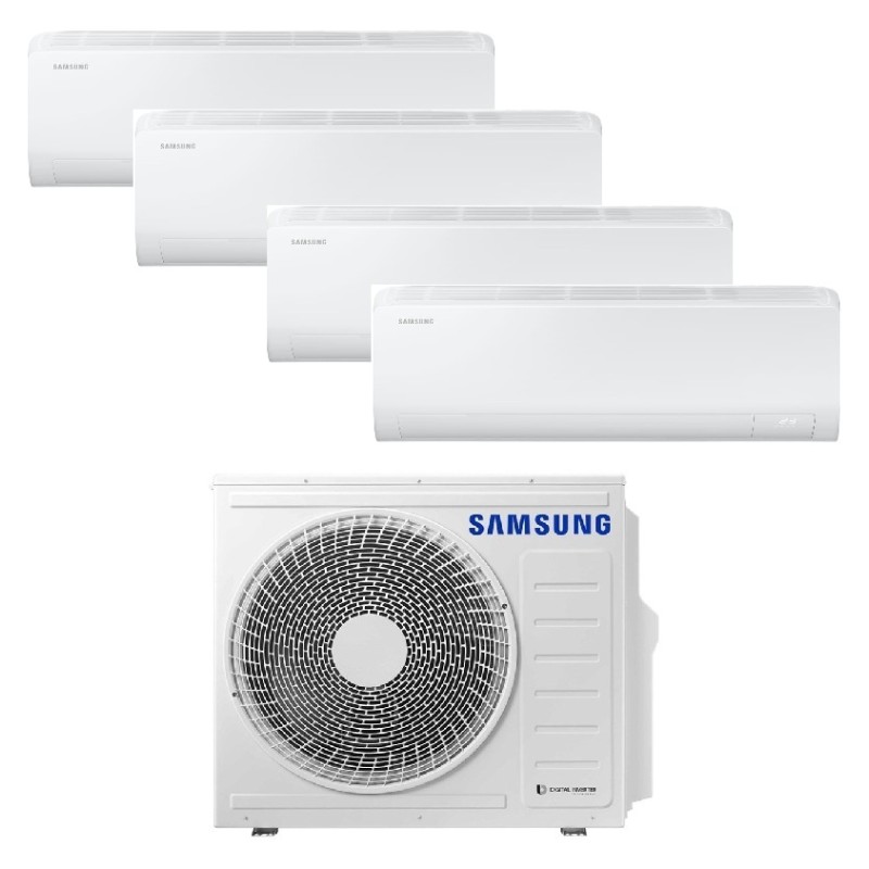 Multi split komplektas 4 kambariams Samsung Cebu S2 (AJ080TXJ4KG/EU + 4xAR50F12C1AHNEU)