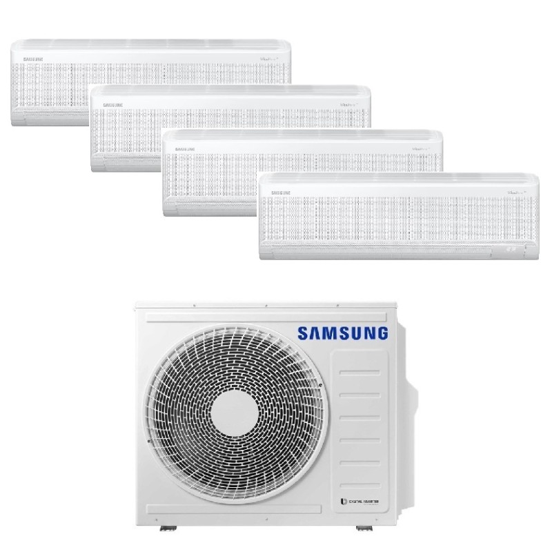 Multi split komplektas 4 kambariams Samsung WindFree - Comfort S2 (AJ080TXJ4KG/EU + 2xAR60F09C1AWNEU + 2xAR60F12C1AWNEU)