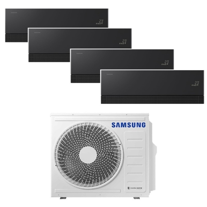 Multi split komplektas 4 kambariams Samsung WindFree Premiere+ (AJ080TXJ4KG/EU + 2xAR70H09CAABNEU + 2xAR70H12CAABNEU)