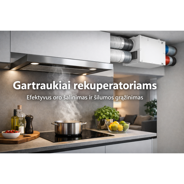 Gartraukiai rekuperatoriams